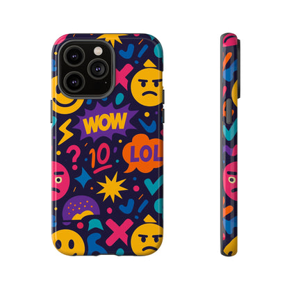 Vibrant 3D Emoji Phone Case with Fun Multicolour Design for Stylish Protection Compatible with iPhone 13, 14, 15 & 16 – All Models Including Pro, Pro Max & Plus