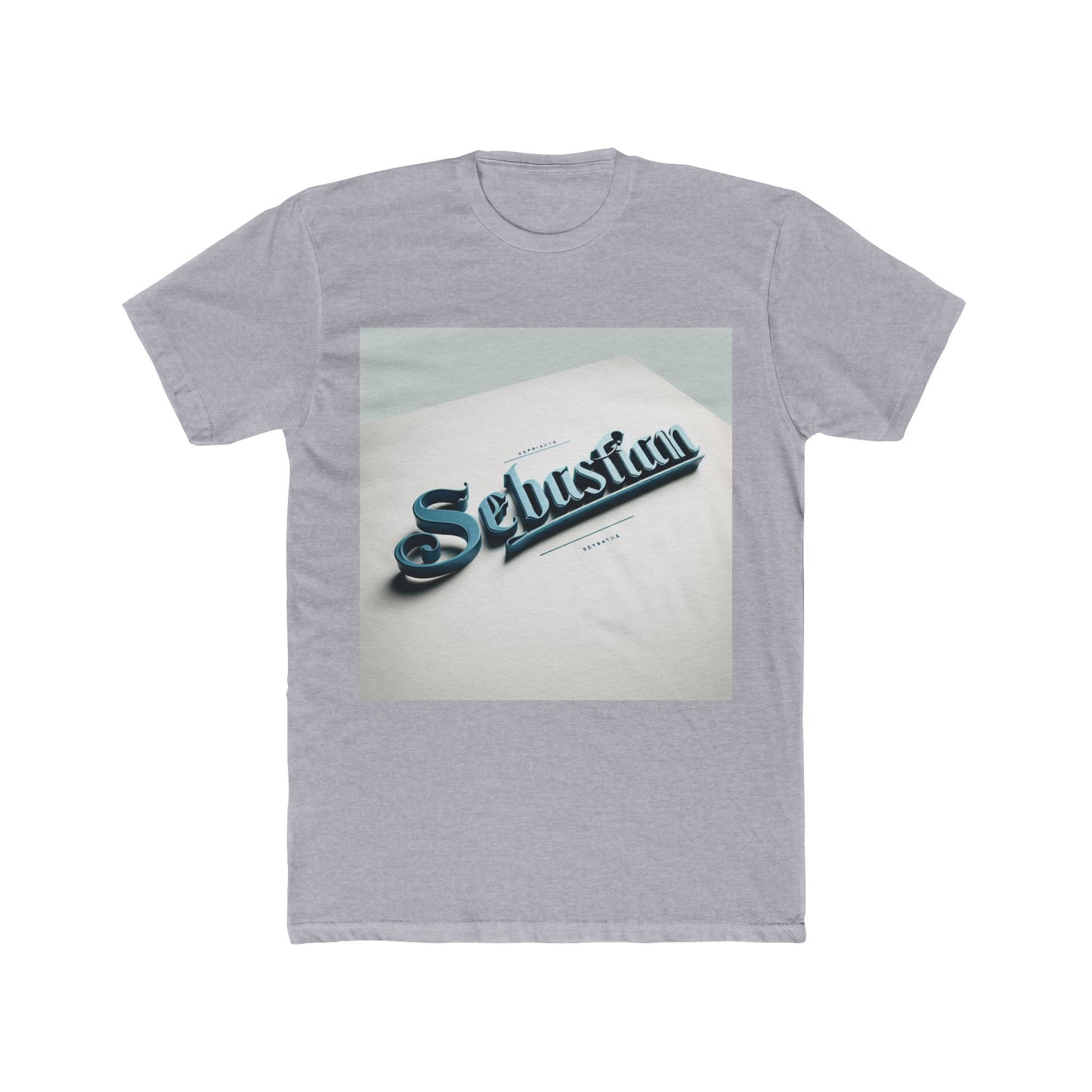 alphabet unisex t-shirt – stylish blue 50 design, casual wear for all ages, premium quality comfort, perfect unisex t-shirt