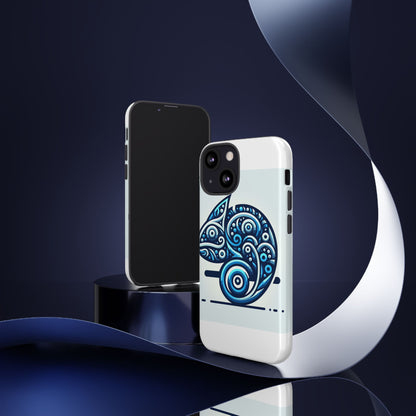 Vibrant 3D Blue Animal Design Protective Phone Case – Unique Accessory for Self-Expression Compatible with iPhone 13, 14, 15 & 16 – all models including Pro, Pro Max & Plus