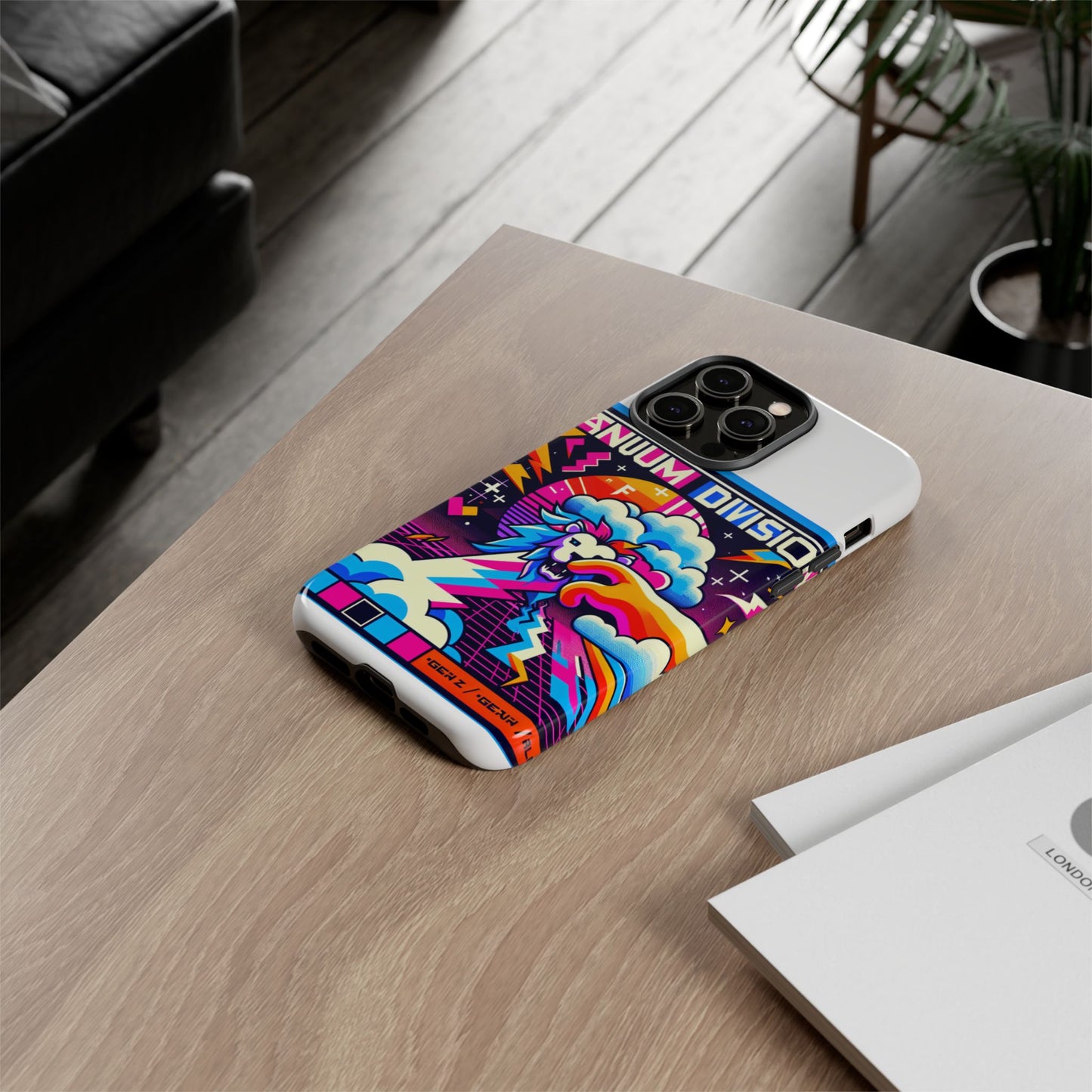 fanum irs division protective phone case with 3d wrap design, uv protected, durable shock absorption, ideal gift for anime and comic culture fans