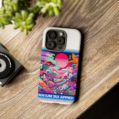 Fanum Tax Applied Protective Phone Case, 3D Wrap Design, Durable Silicone Liner, UV Protected, Shock Absorbing, Fun Anime and Comic Style, Ideal Gift for Tech Enthusiasts