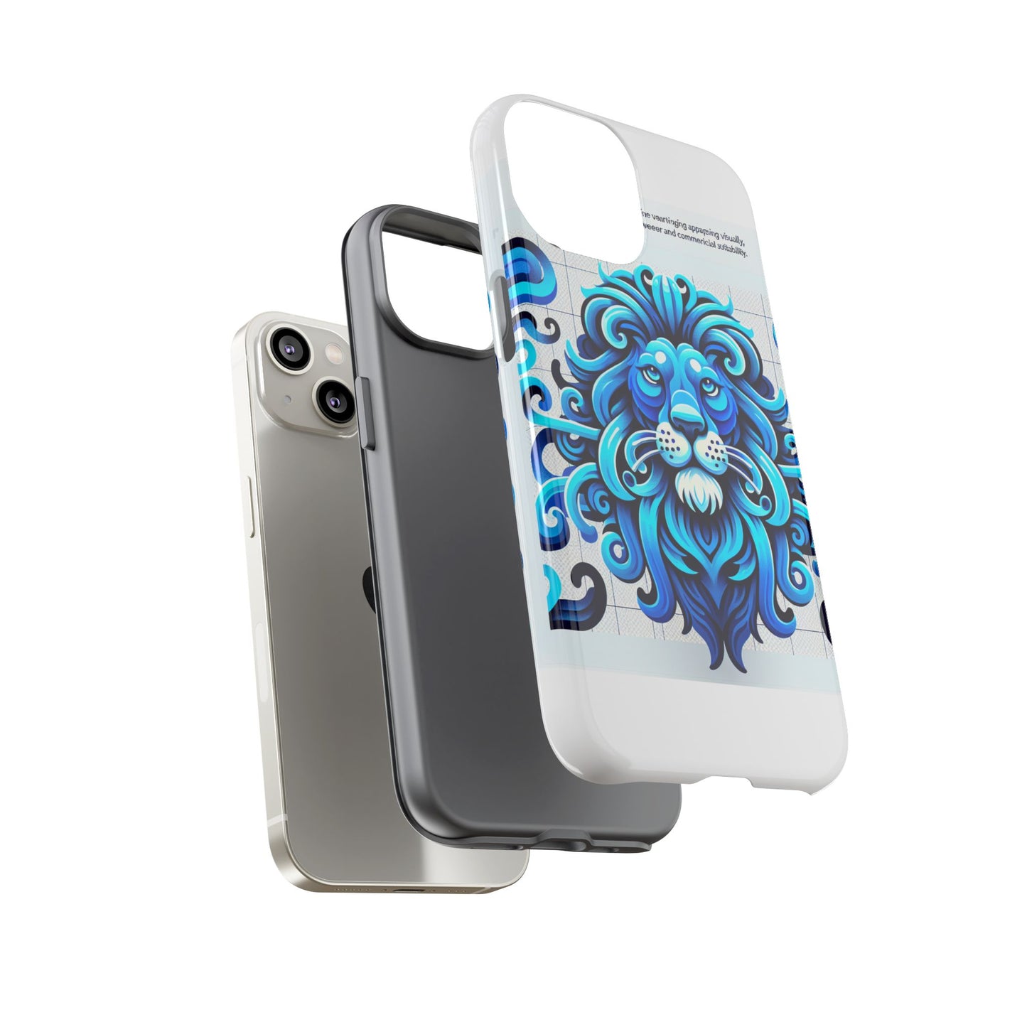 vibrant 3d lion art phone case for stylish protection and self-expression compatible with iphone 13, 14, 15 & 16 – all models including pro, pro max & plus