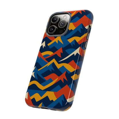 Vibrant 3D Mountain Design Protective Phone Case for Unique Accessory Lovers Compatible with iPhone 13, 14, 15 & 16 – all models including Pro, Pro Max & Plus