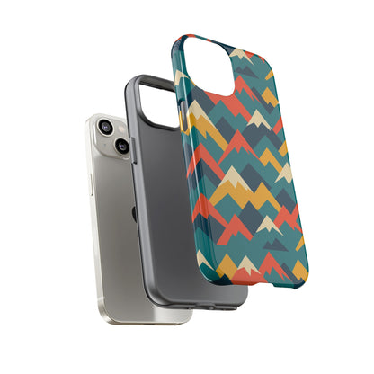 Vibrant Mountain Pattern 3D Wrap Protective Phone Case Stylish Accessory for Men and Women Compatible with iPhone 13, 14, 15 & 16 – All Models Including Pro, Pro Max & Plus