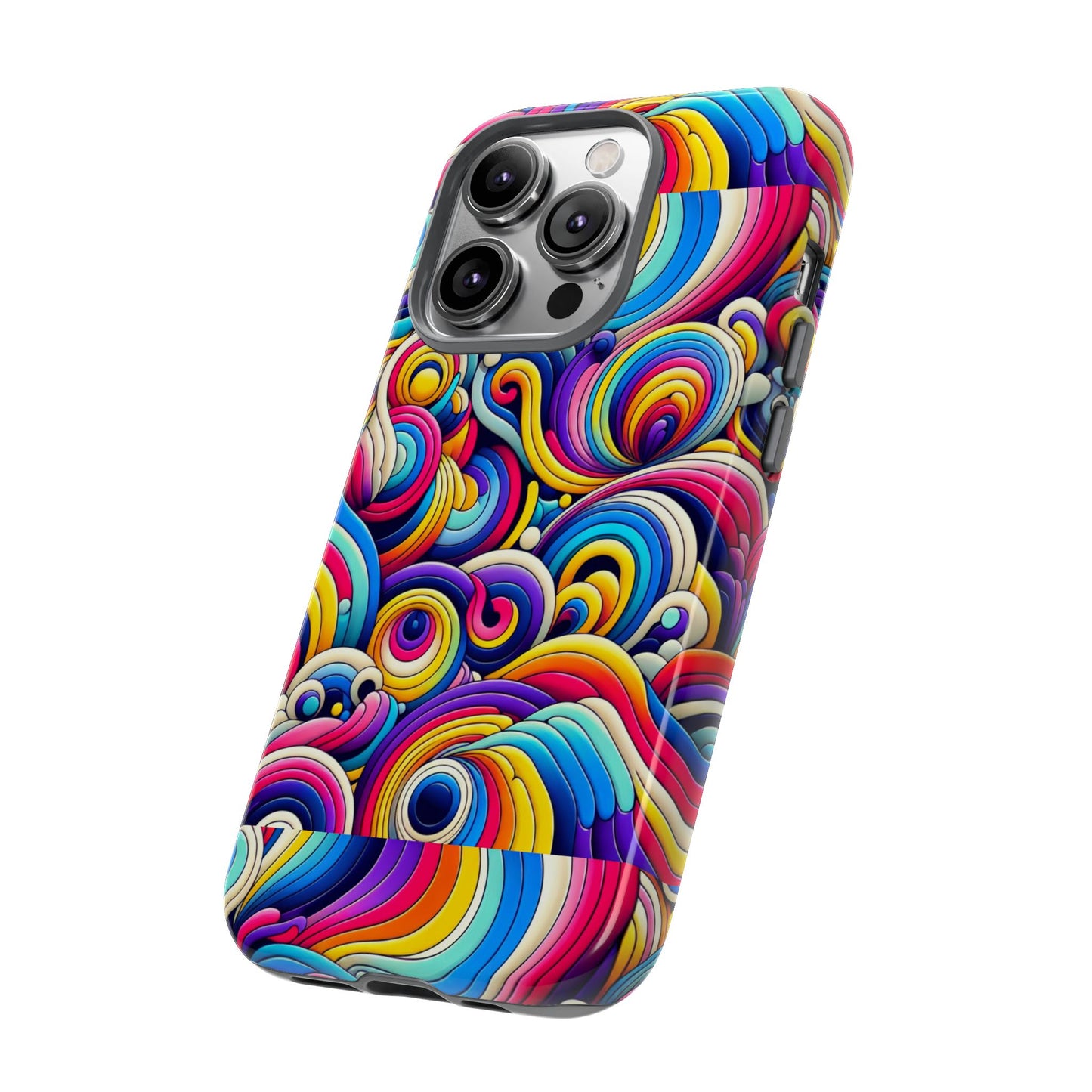 pink pattern image 5 protective phone case with 3d wrap design for stylish smartphone protection