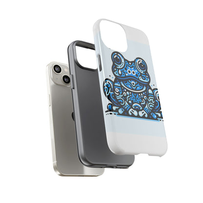 Vibrant 3D Blue Animal Print Protective Phone Case for Bold Individuals – Stylish Protection Compatible with iPhone 13, 14, 15 & 16 – All Models Including Pro, Pro Max & Plus