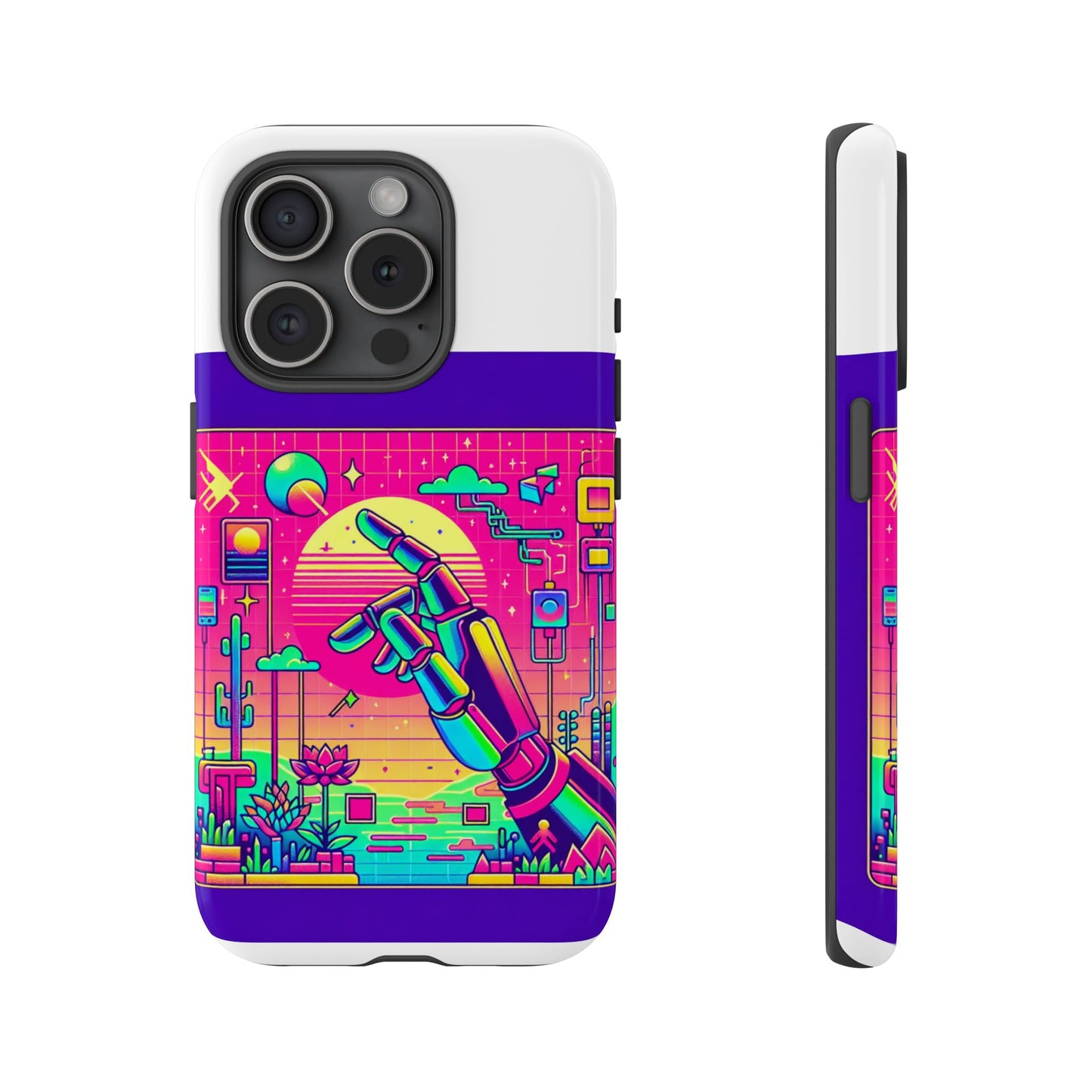 touch grass technician 3d wrap protective phone case