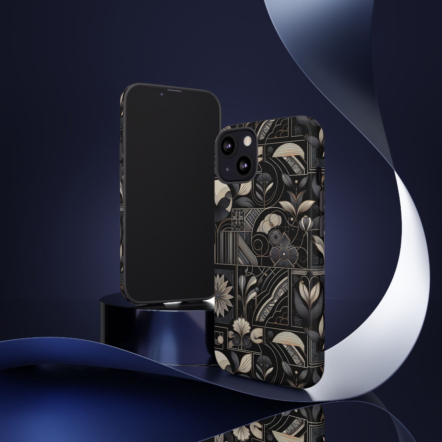 blackpattern image 6 artistic phone case with 3d wrap and vibrant retro design