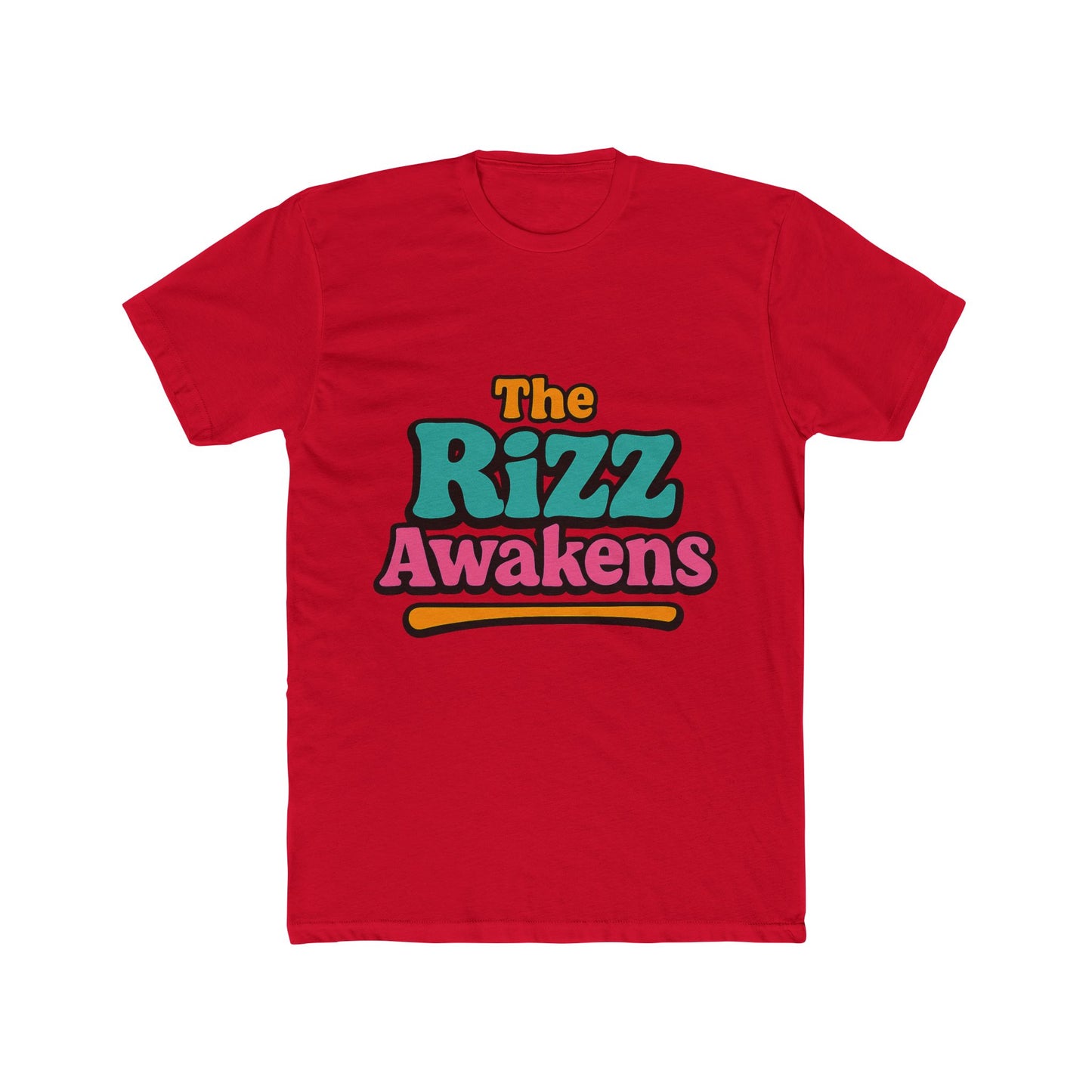 the rizz awakens unisex t-shirt – funny meme graphic tee, multicolor design, comfortable casual wear