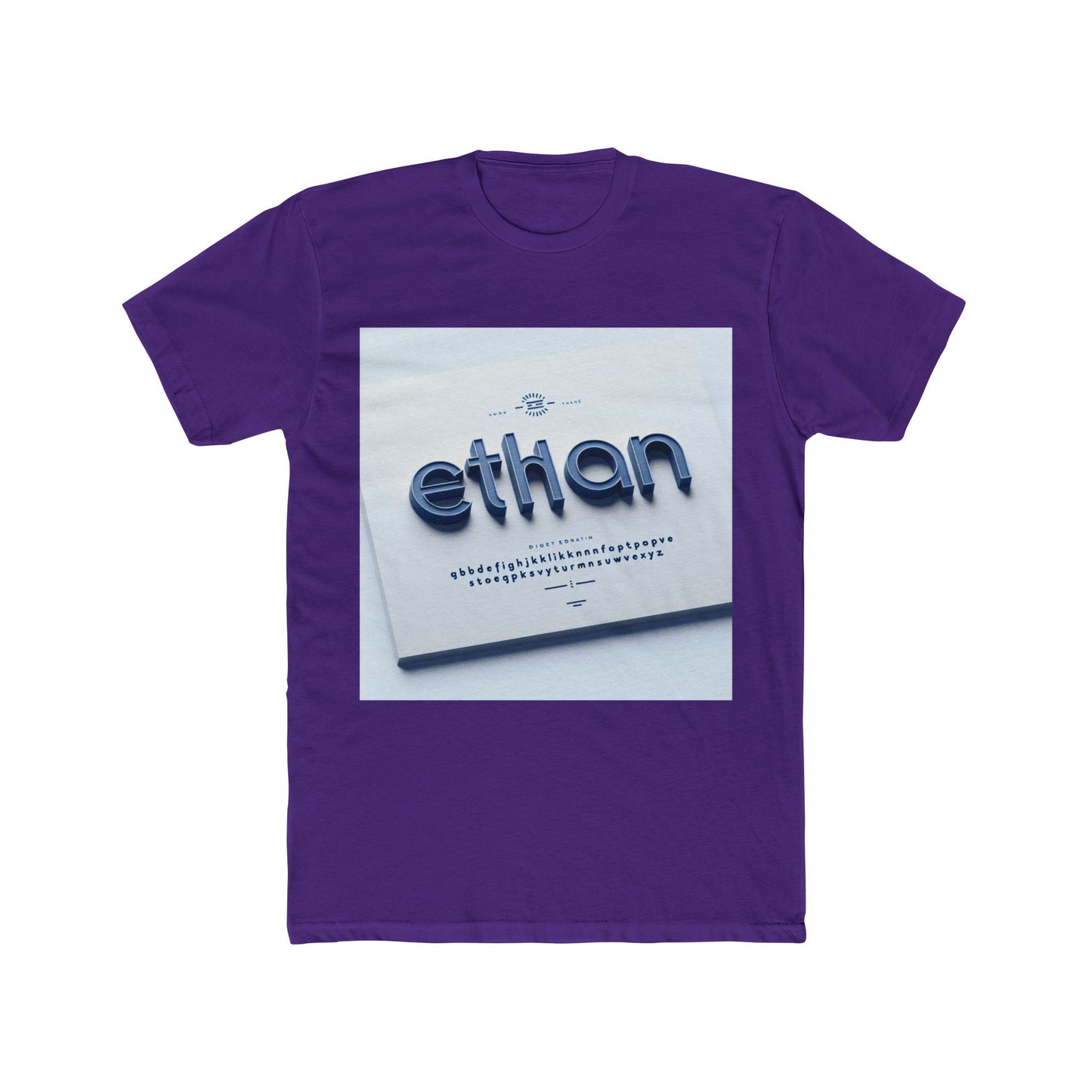 alphabet blue 42 unisex t-shirt - perfect team spirit tee for fans, comfortable casual wear