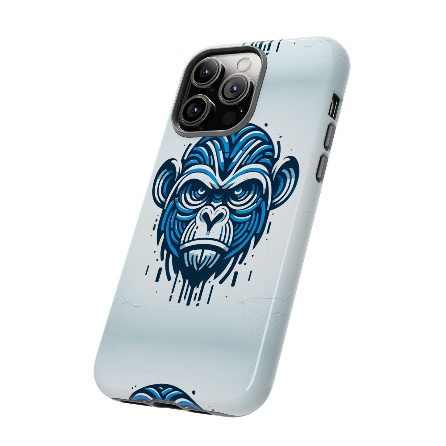 blue animal create 21 3d wrap phone case for kids and teens shockproof uv protected durable silicone cover with retro anime and comic inspired design