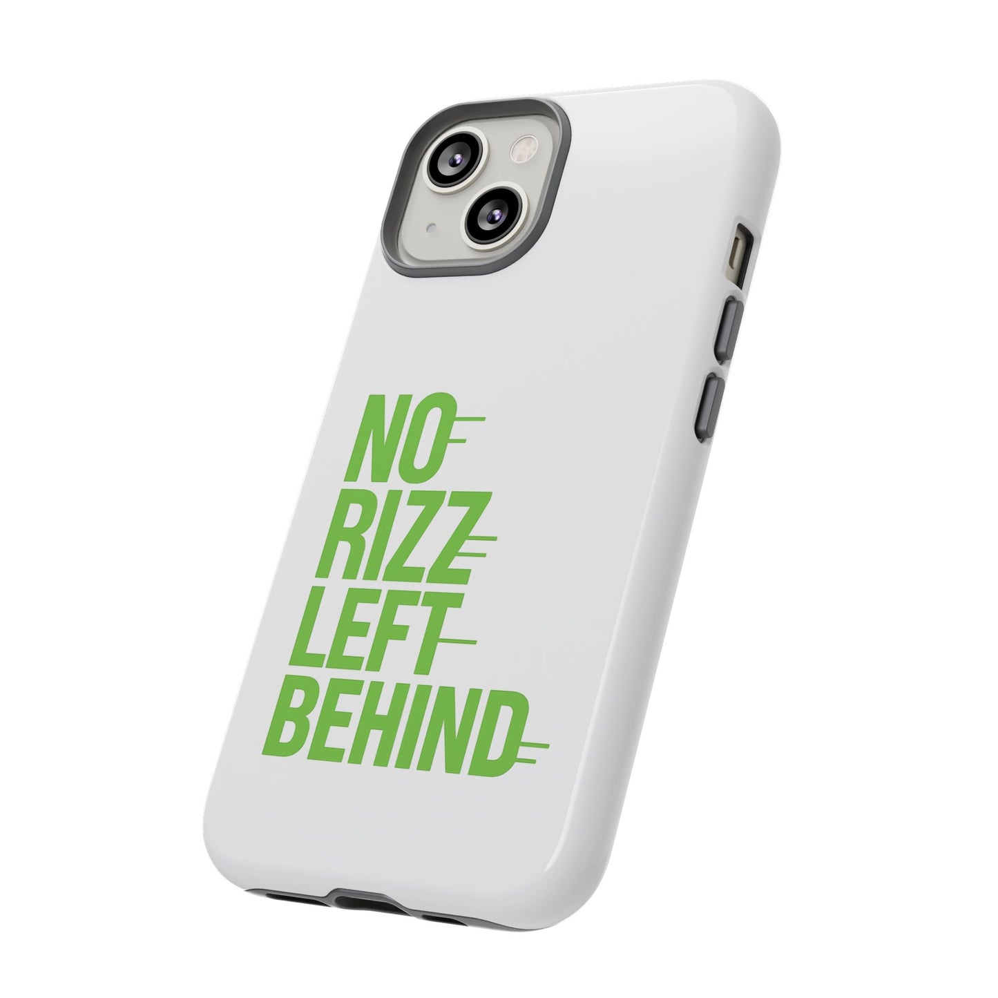 copy of tough cases - no rizz left behind phone case for ultimate protection and style, impact-resistant, dual layer, vibrant design, perfect gift for adults