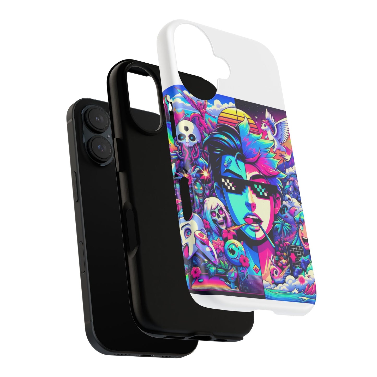 skibidi on sight protective phone case for anime lovers