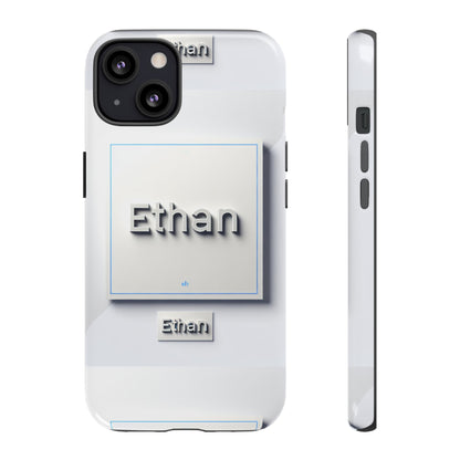 Ethan Blue 3D Wrap Phone Case for Men and Women Shock Absorption Durable Silicone Protective Cover with Vivid Anime and Comic Design