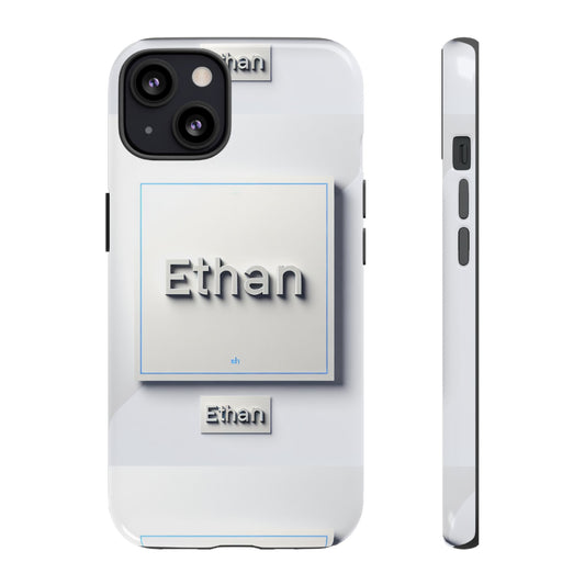 Ethan Blue 3D Wrap Phone Case for Men and Women Shock Absorption Durable Silicone Protective Cover with Vivid Anime and Comic Design