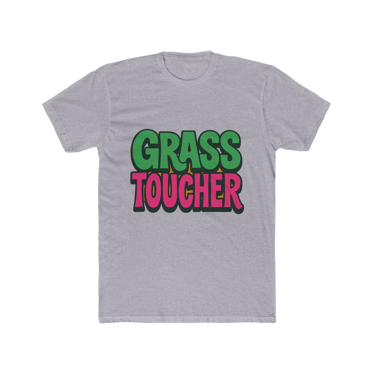 grass toucher unisex t-shirt - funny meme shirt - casual green tee for men and women - perfect gift for meme lovers