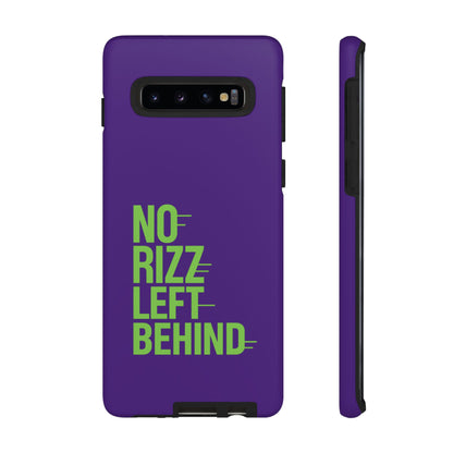 Tough Phone Case - No Rizz Left Behind - Durable, Stylish Protection for Active Lifestyles - Impact-Resistant, Dual Layer, Shock-Absorbing TPU - Perfect Gift for Tech Lovers