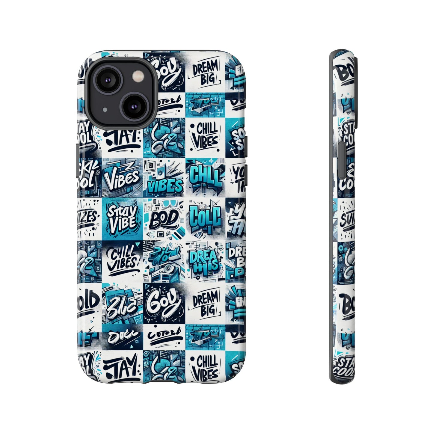 blue pattern image 6 vibrant 3d phone case with shock absorption for men women and kids stylish protective cover with anime and comic inspired design