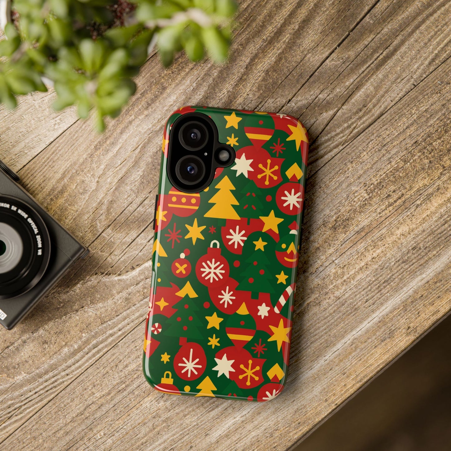 vibrant christmas phone case with festive 3d wrap design – colourful holiday protective cover compatible with iphone 13, 14, 15 & 16 – all models including pro, pro max & plus