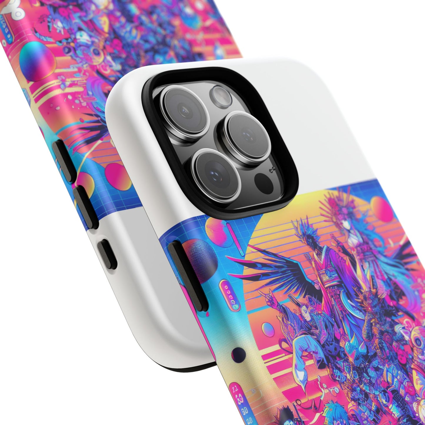 zero npc energy protective phone case with 3d wrap design for anime lovers, shock absorbing and uv protected, stylish accessory for smartphones