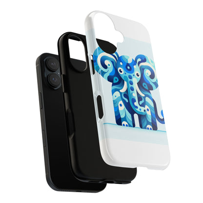 Vibrant 3D Protective Phone Case with Artistic Elephant Design for Unique Expression Compatible with iPhone 13, 14, 15 & 16 – All Models Including Pro, Pro Max & Plus