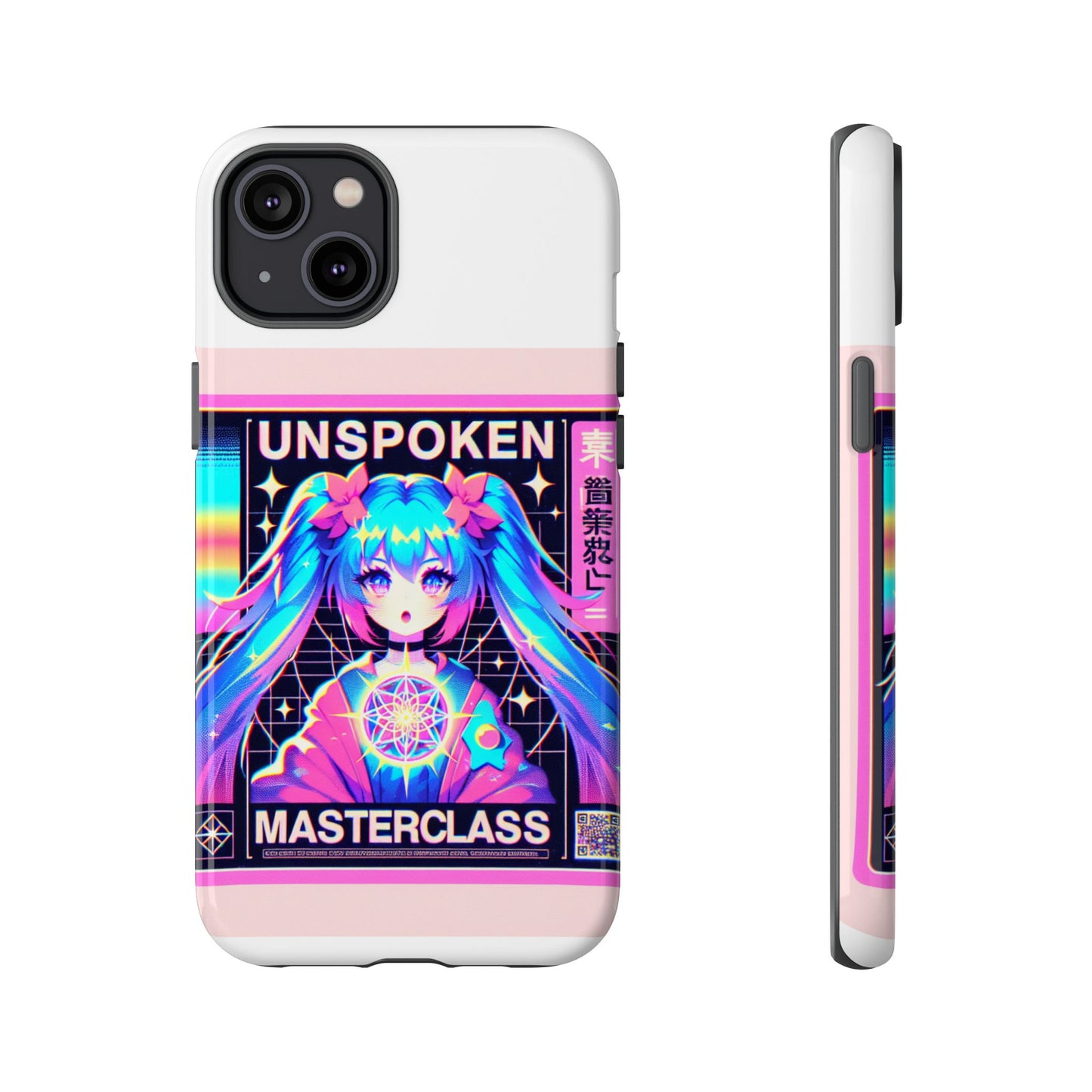 unspoken riz masterclass protective phone case, 3d wrap design, durable shock absorption, uv protected, ideal gift for anime and comic fans, glossy or matte finish