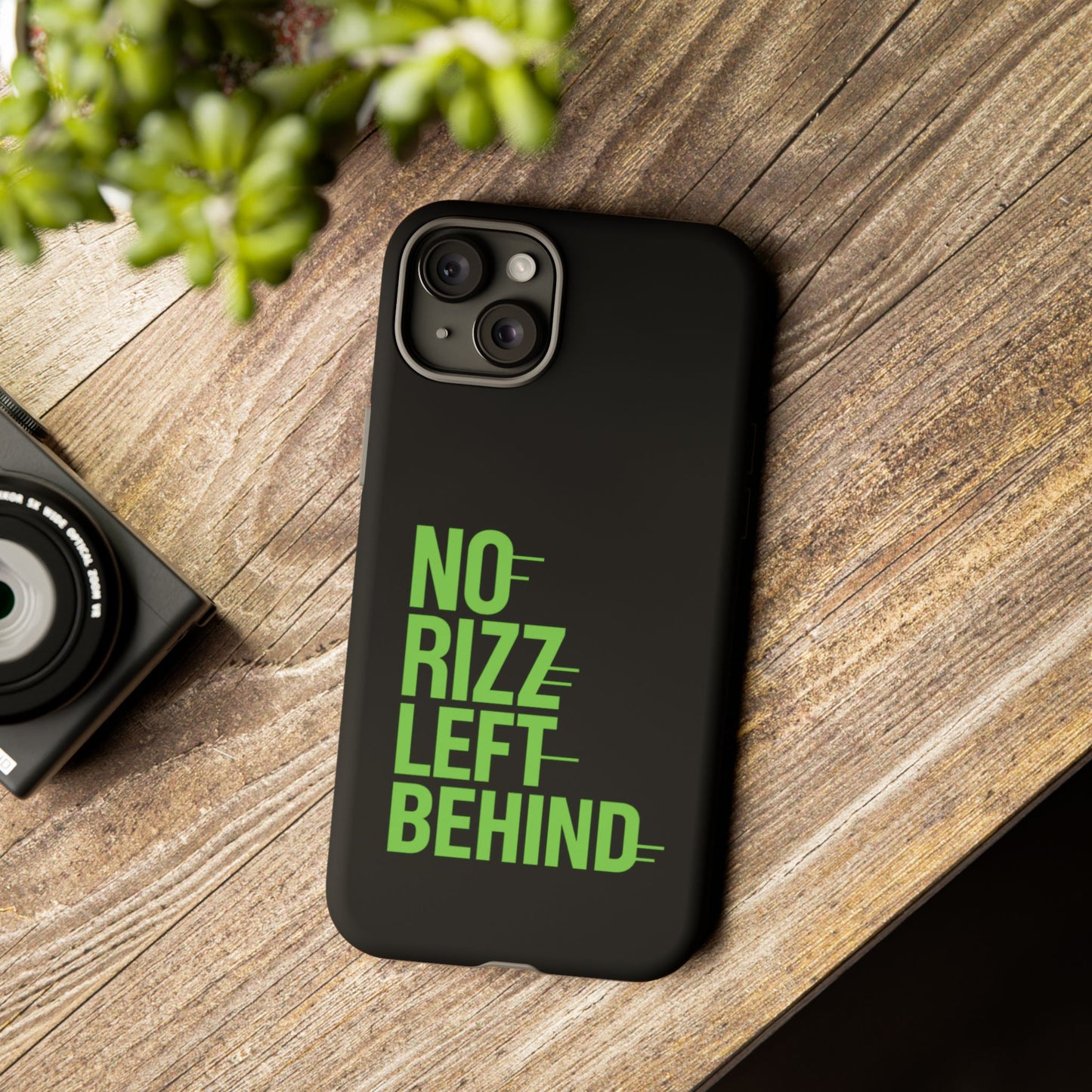 tough phone case - no rizz left behind for ultimate protection