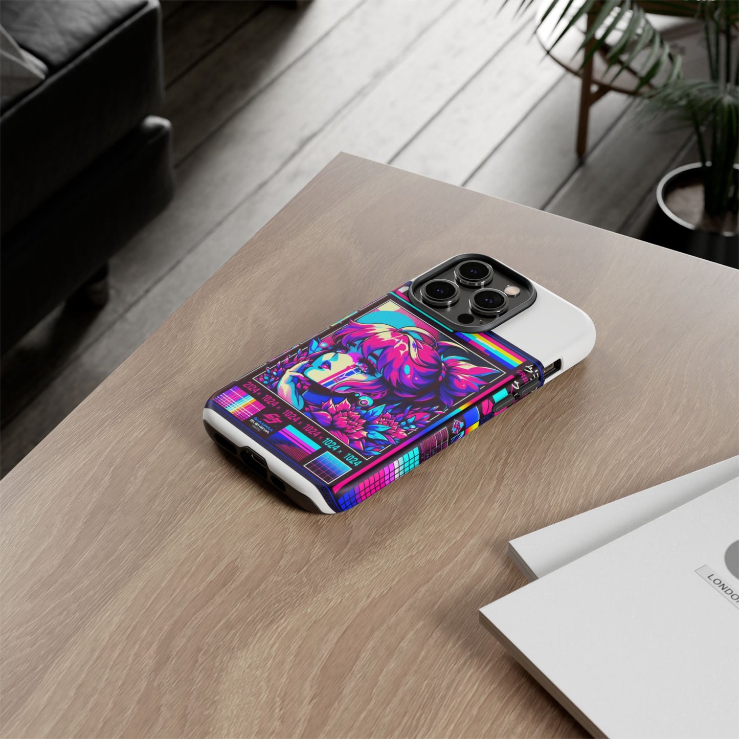 sigma grindset 3d wrap protective phone case for anime lovers, durable shock absorption, uv protected, stylish accessory for unique self-expression
