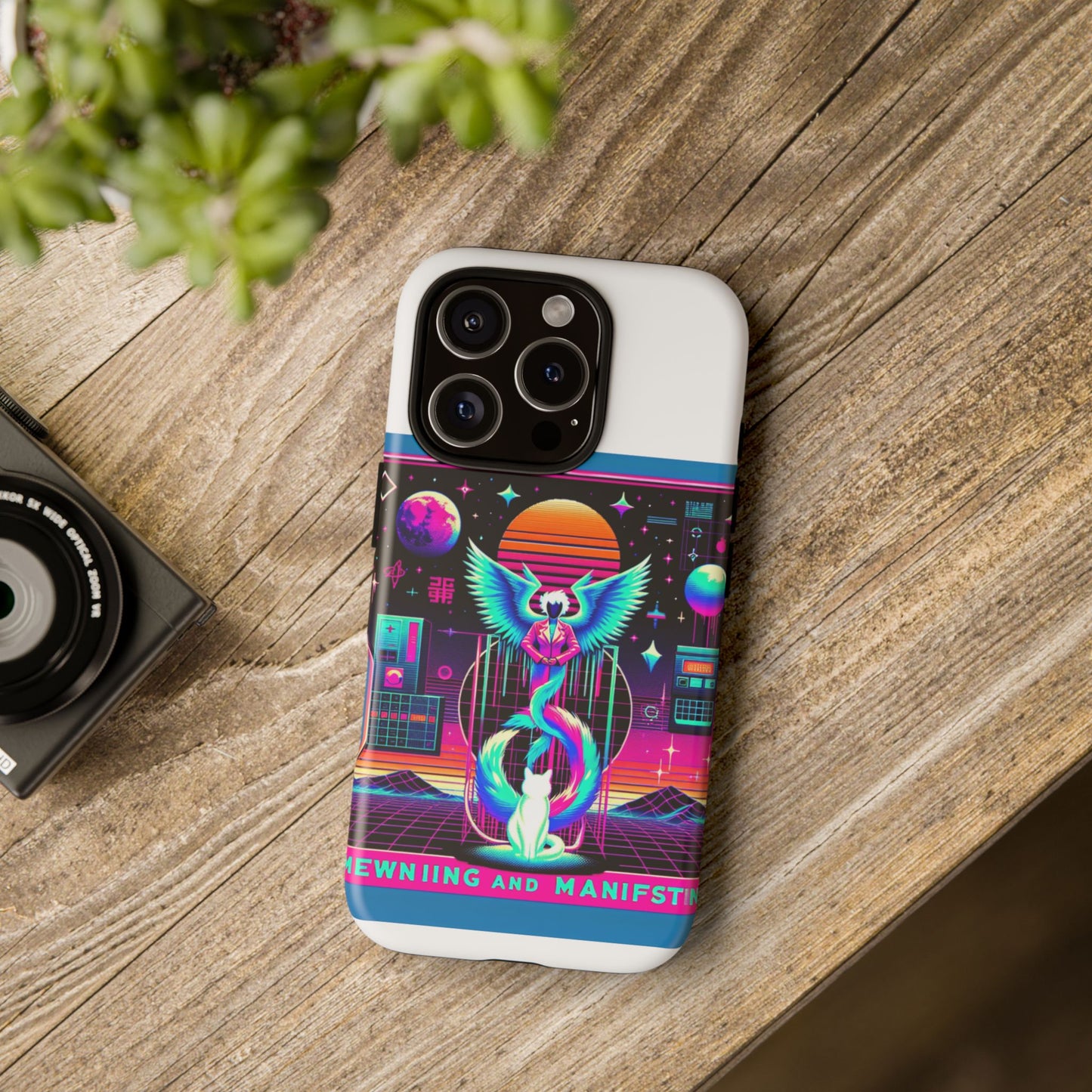 mewing and manifesting vibrant 3d protective phone case