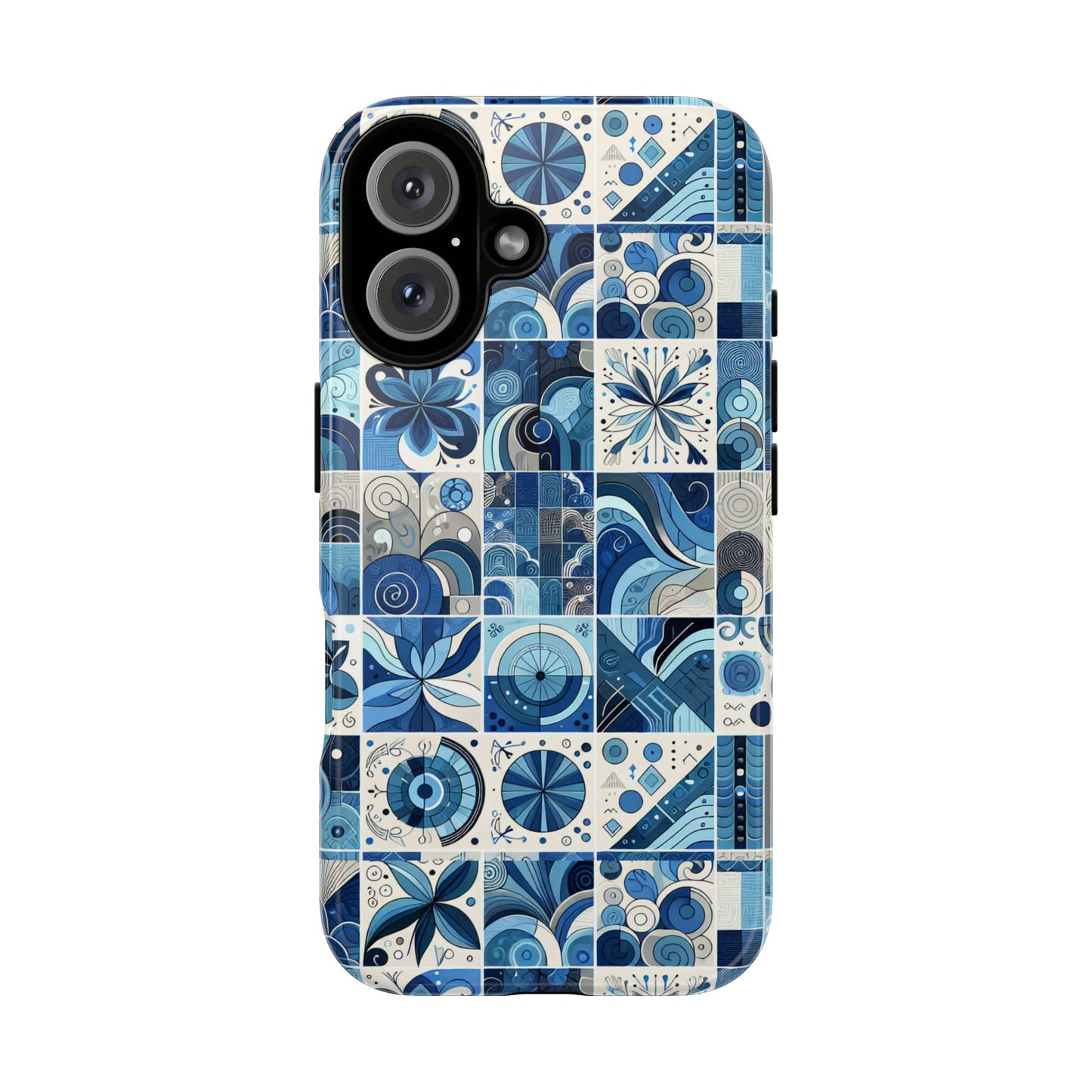 pattern image 9 vibrant 3d phone case for anime and comic fans - stylish shockproof cover with artistic mosaic design, compatible with iphone 13, 14, 15 & 16 – all models including pro, pro max & plus