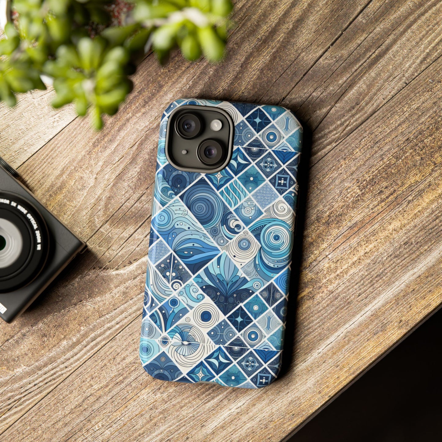 1 pattern image 1 vibrant shockproof phone case for anime and comic fans, retro art style, durable & uv protected, compatible with iphone 13-16 pro max plus
