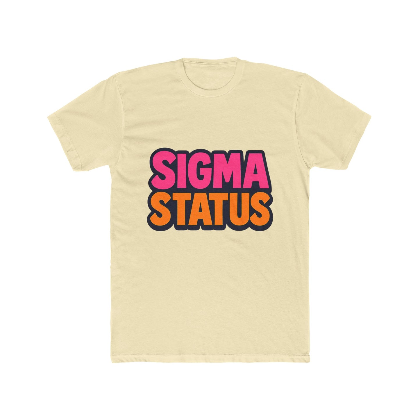 sigma status unisex t-shirt - multicolor meme graphic tee for casual wear, funny gift idea for meme lovers