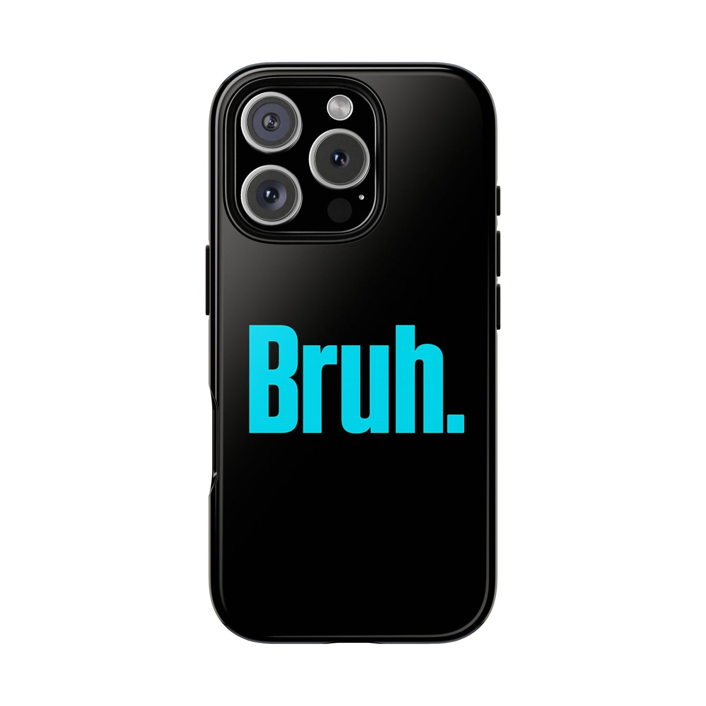 bruh phone case, funny phone cover, tough smartphone accessory, unique quirky gift for friends, durable protection, trendy design for students and professionals