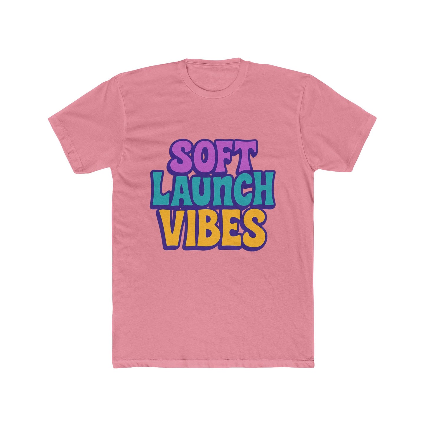 soft launch vibes unisex t-shirt - aesthetic purple tee for casual style, everyday comfort, and unique fashion statements