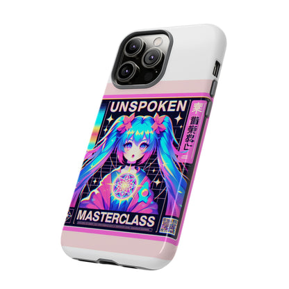 Unspoken Riz Masterclass Protective Phone Case, 3D Wrap Design, Durable Shock Absorption, UV Protected, Ideal Gift for Anime and Comic Fans, Glossy or Matte Finish