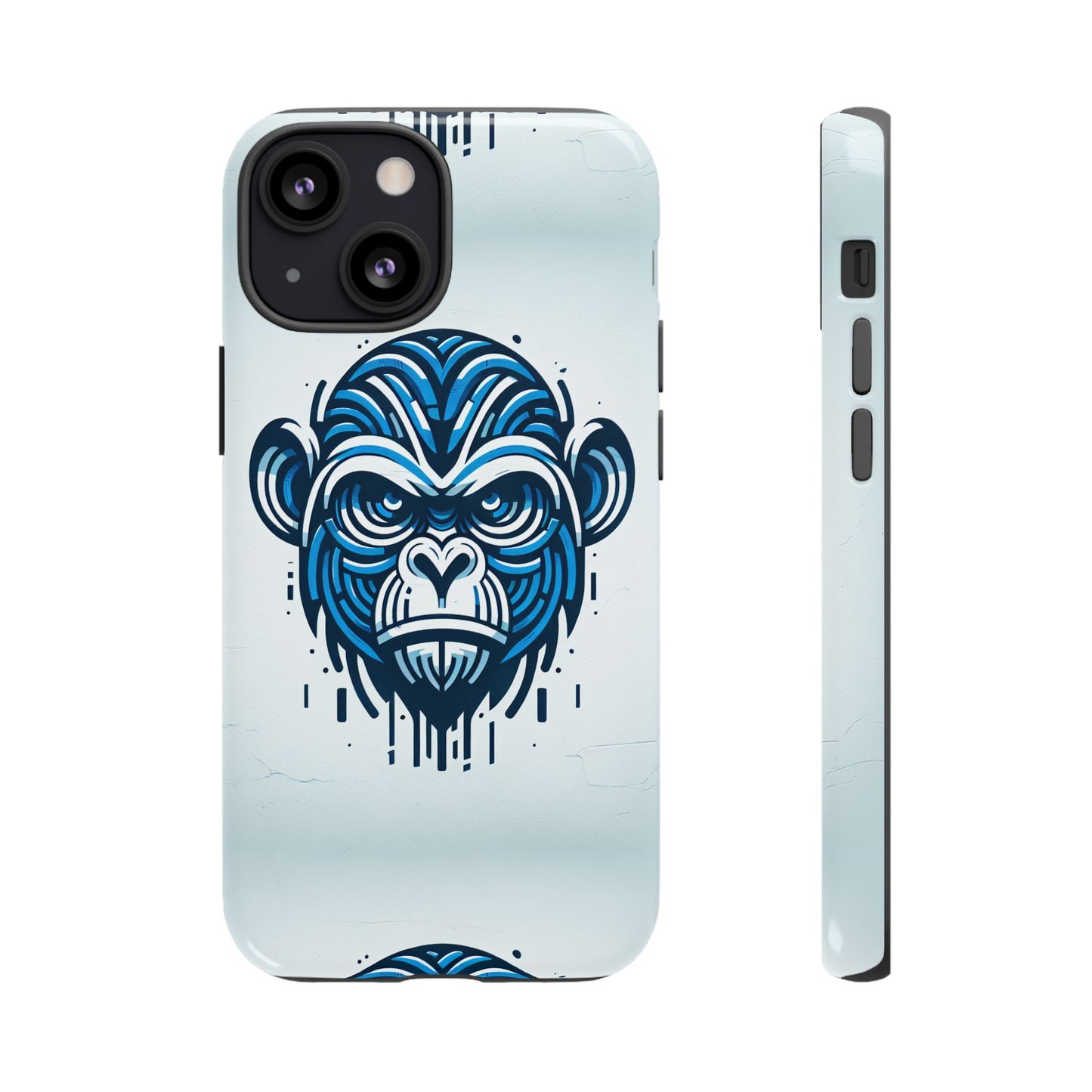 blue animal create 21 3d wrap phone case for kids and teens shockproof uv protected durable silicone cover with retro anime and comic inspired design