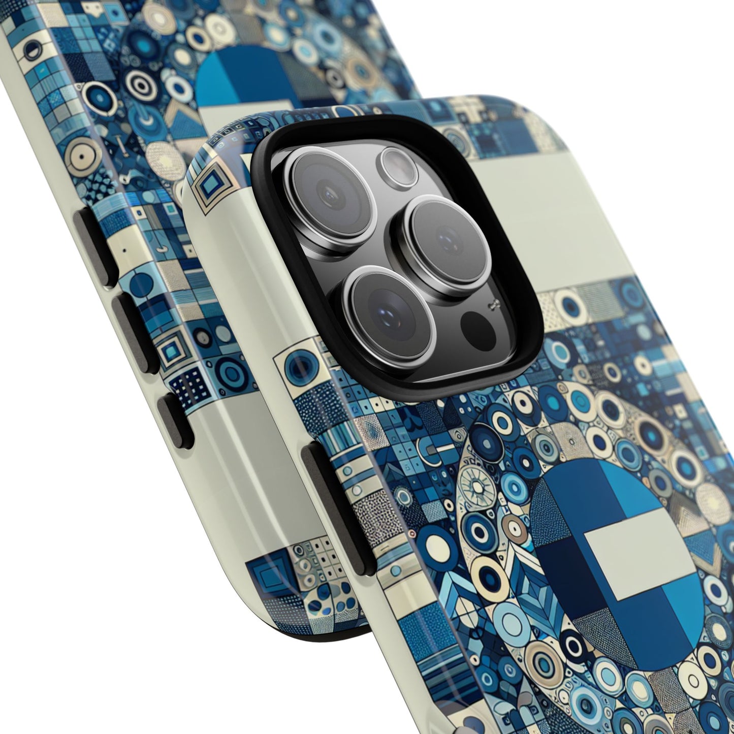 blue alphabet e letter phone case with 3d wrap and shock absorption for kids and teens stylish protective cover