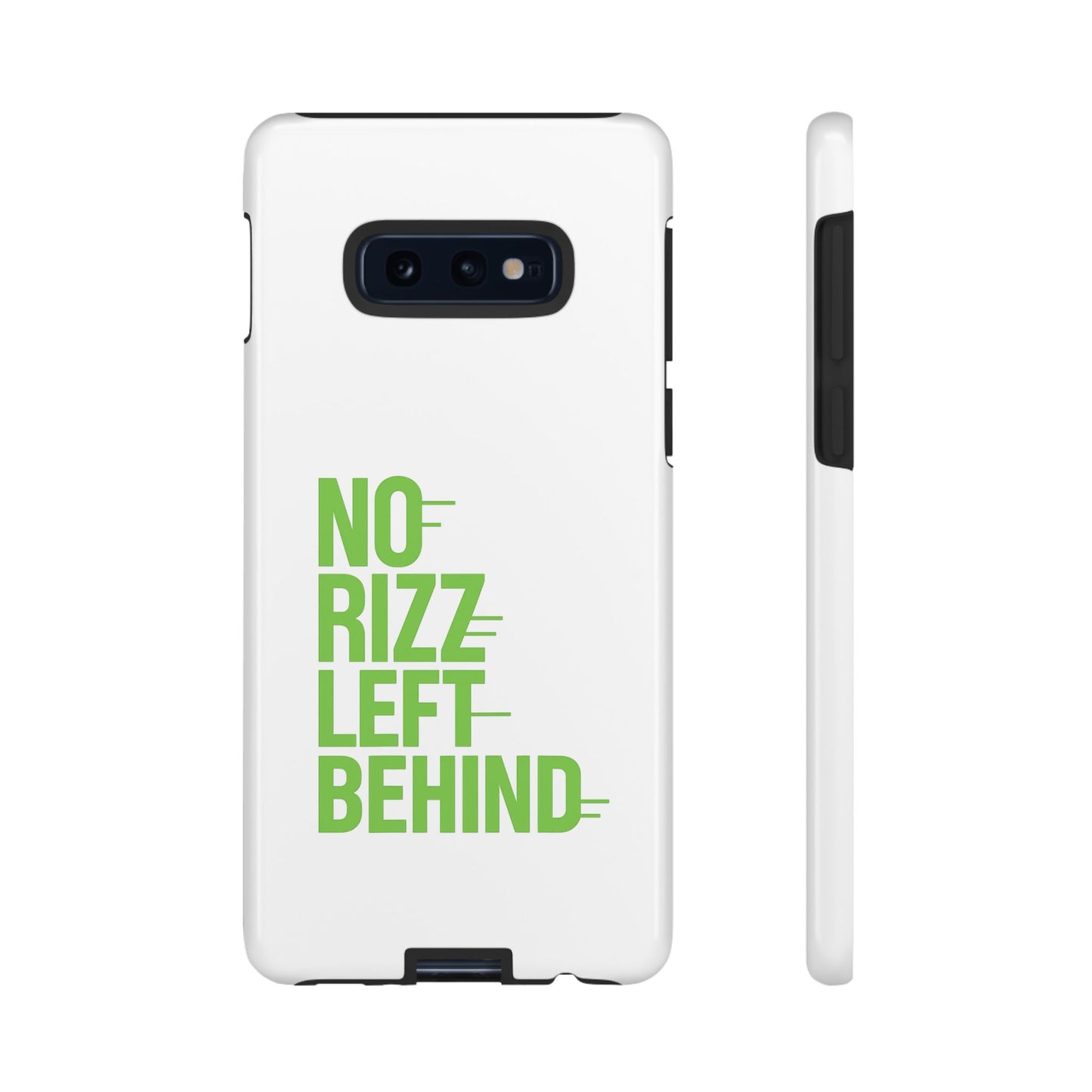 copy of tough cases - no rizz left behind phone case for ultimate protection and style, impact-resistant, dual layer, vibrant design, perfect gift for adults
