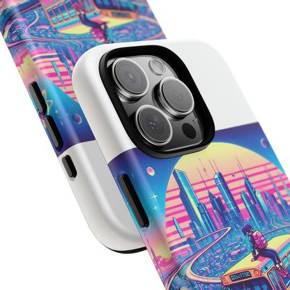 Bussin Through Timelines Protective Phone Case for Anime Lovers, Durable 3D Wrap Design, Shock Absorbent TPU Silicone, UV Protected, Stylish Accessory for Smartphones