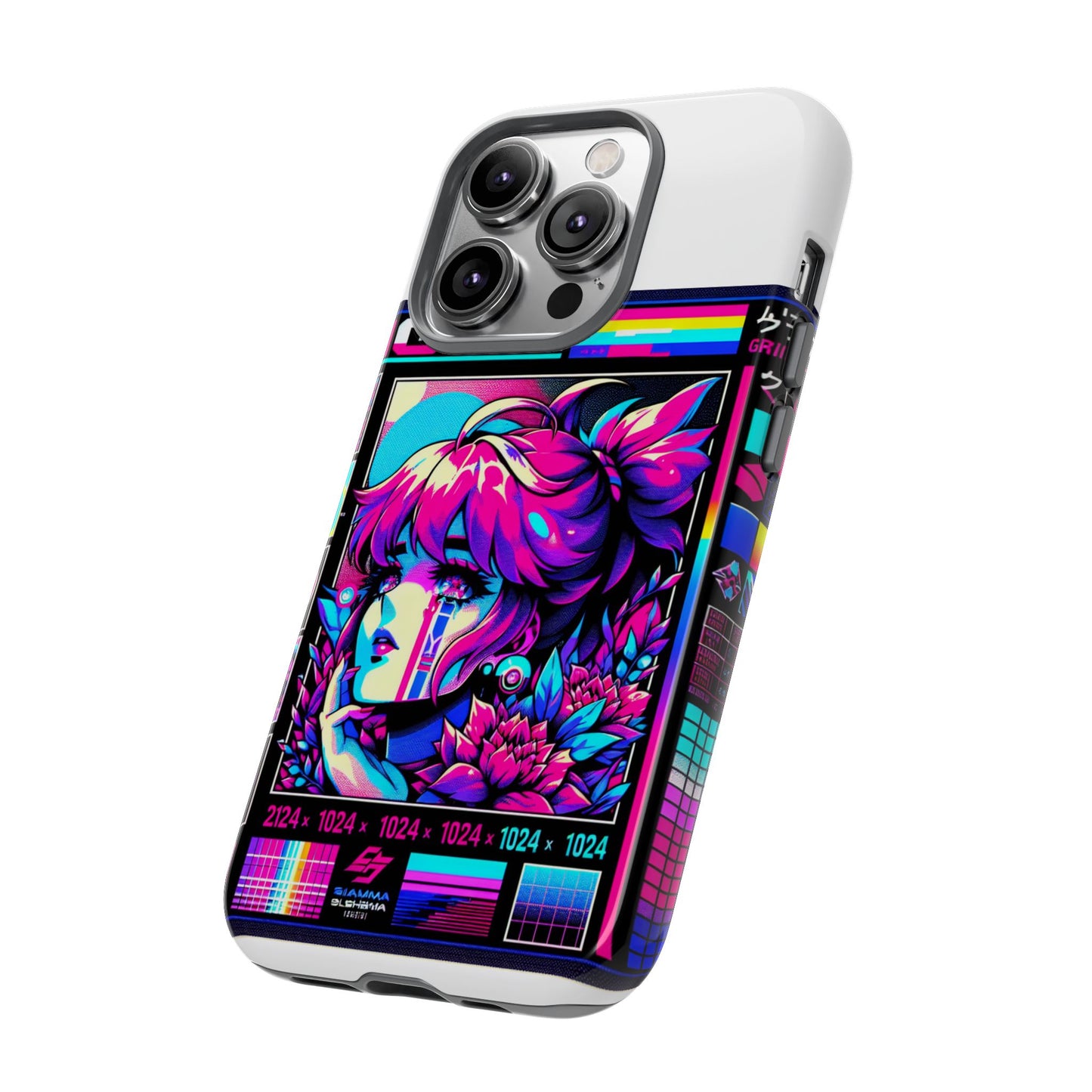 sigma grindset 3d wrap protective phone case for anime lovers, durable shock absorption, uv protected, stylish accessory for unique self-expression
