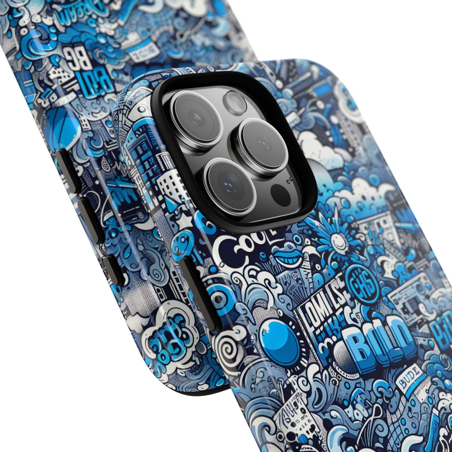 cartoon 3d wrap protective phone case in vibrant blue for stylish protection and self-expression compatible with iphone 13, 14, 15 & 16 – all models including pro, pro max & plus
