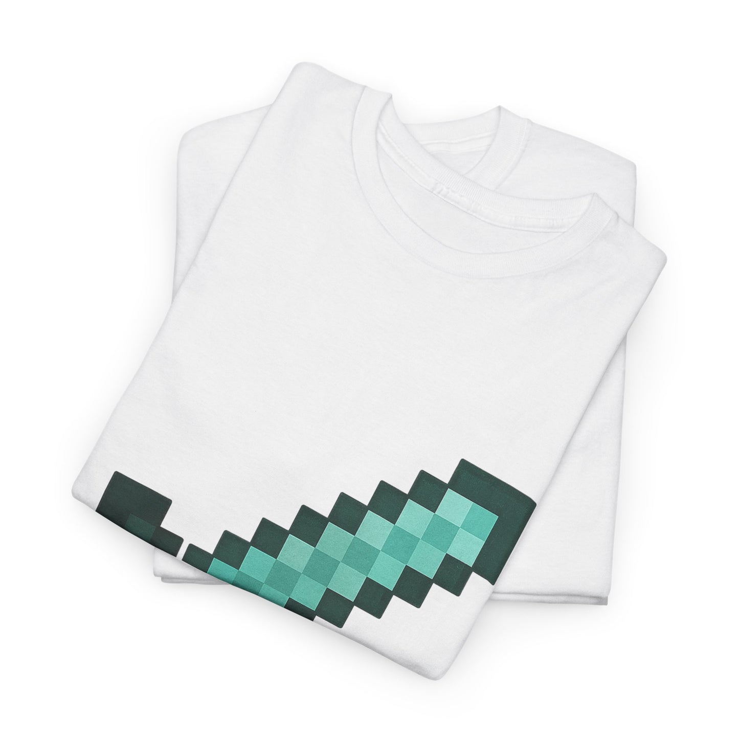 unisex heavy cotton tee - pixel sword design for gamers