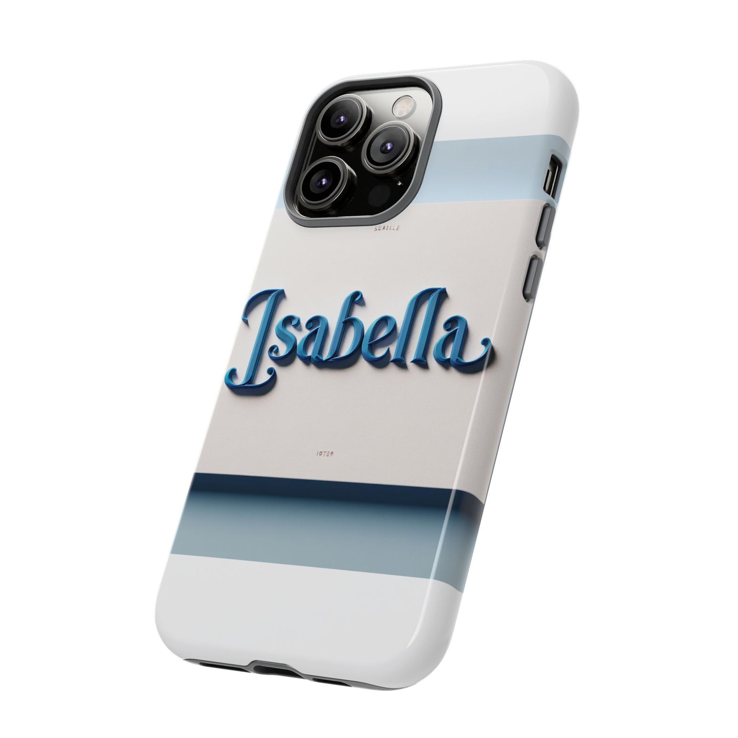 vibrant 3d blue alphabet design protective phone case stylish accessory for men and women unique phone cover compatible with iphone 13, 14, 15 & 16 – all models including pro, pro max & plus