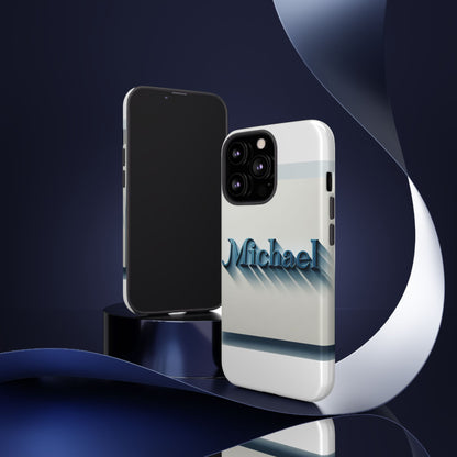 3D Textured Protective Phone Case in Blue and White, Stylish Accessory for Creative Individuals, Compatible with iPhone 13, 14, 15 & 16 – all models including Pro, Pro Max & Plus