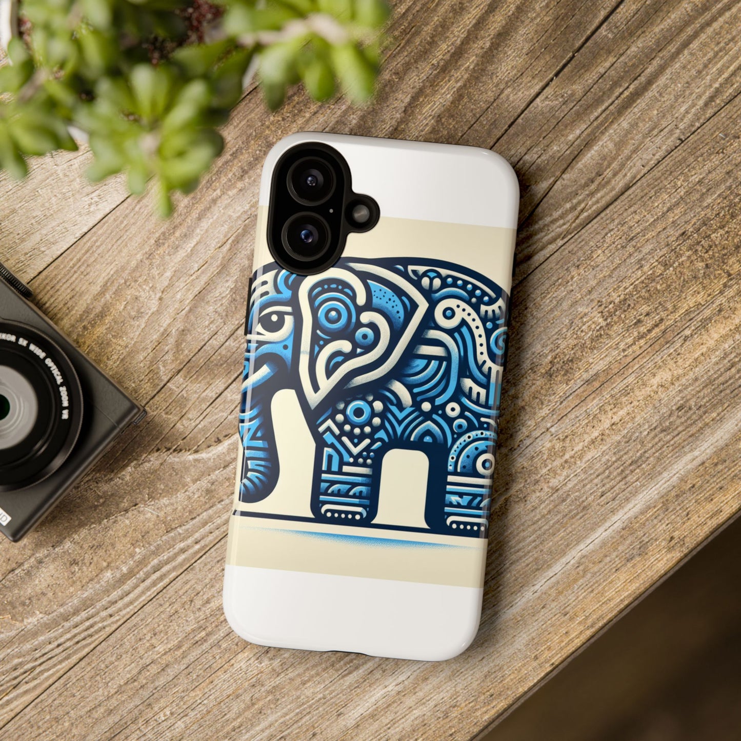 vibrant 3d elephant design phone case for stylish protection and unique aesthetic compatible with iphone 13, 14, 15 & 16 – all models including pro, pro max & plus