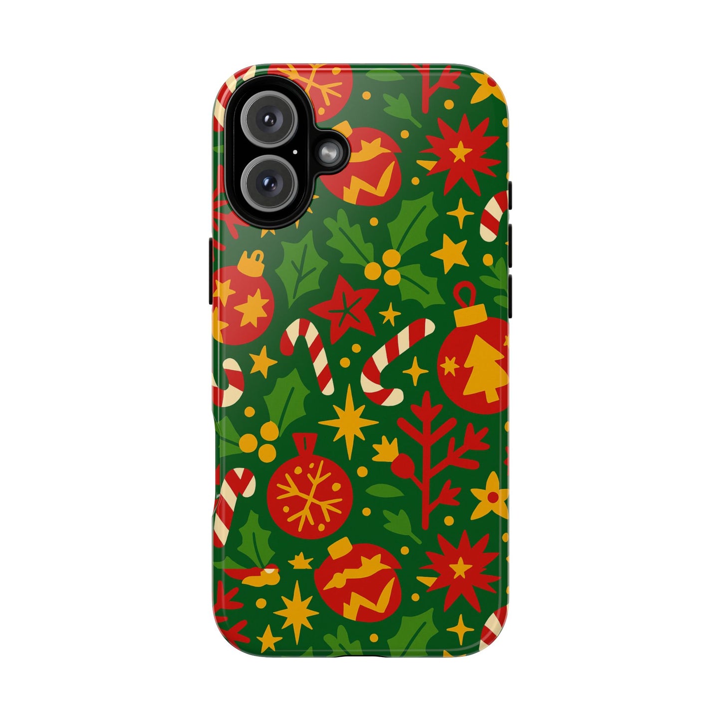 vibrant christmas themed 3d wrap phone case for smartphones - fun holiday accessory for self-expression compatible with iphone 13, 14, 15 & 16 – all models including pro, pro max & plus