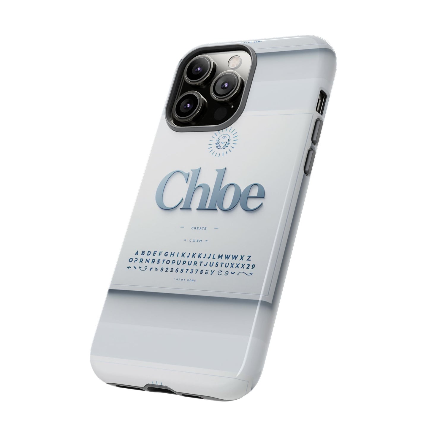 chloe blue phone case with 3d wrap design for iphone and android - shockproof protective cover with vivid anime and comic inspired artwork for style and safety