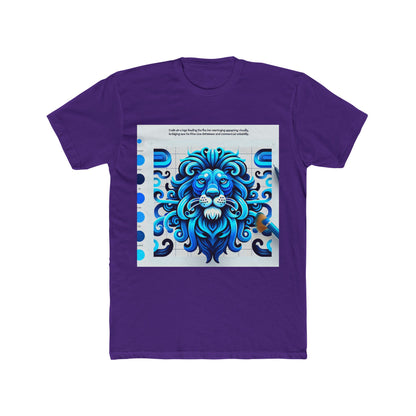 Animal Graphic Blue Unisex T-Shirt - Soft Cotton Casual Wear, Perfect Gift for Men & Women
