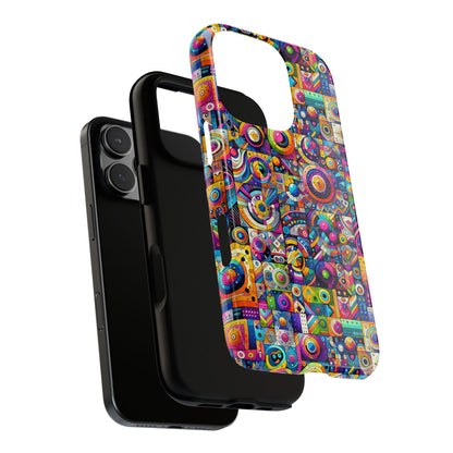 Pattern Image 3 Vibrant Shockproof Phone Case for Anime and Comic Fans - Stylish Protection and Colourful Art Finish – Compatible with iPhone 13, 14, 15 & 16 – all models including Pro, Pro Max & Plus