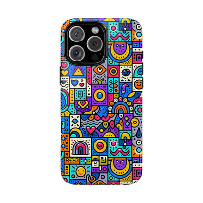 Pattern Image 8 Vibrant Anime Comic Style Phone Case for Smartphones Compatible with iPhone 13, 14, 15 & 16 – All Models Including Pro, Pro Max & Plus